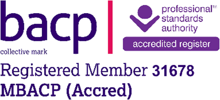 BACP Accredited Member logo.